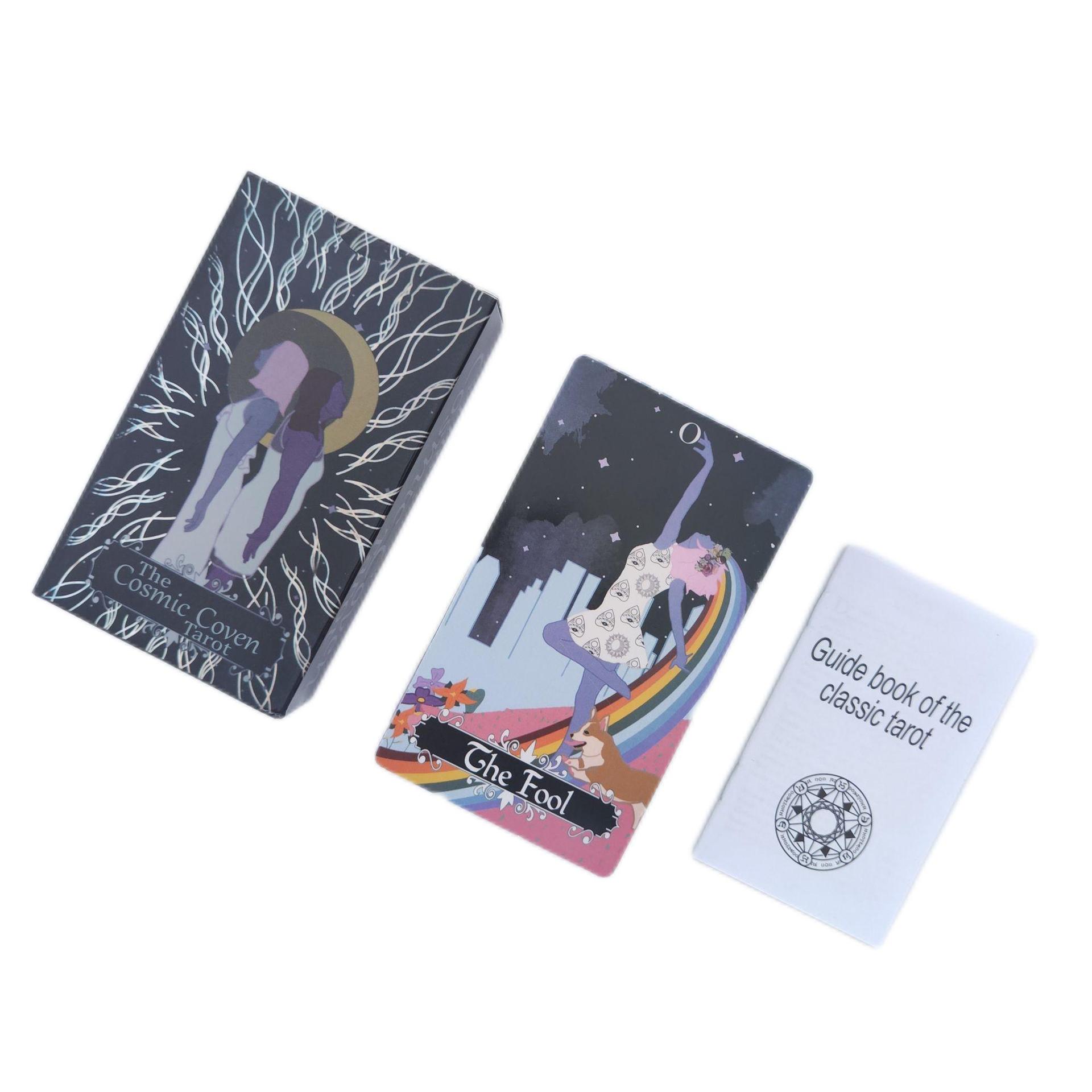 Board Game Instruction - 12x7cm The Cosmic Coven Tarot card
