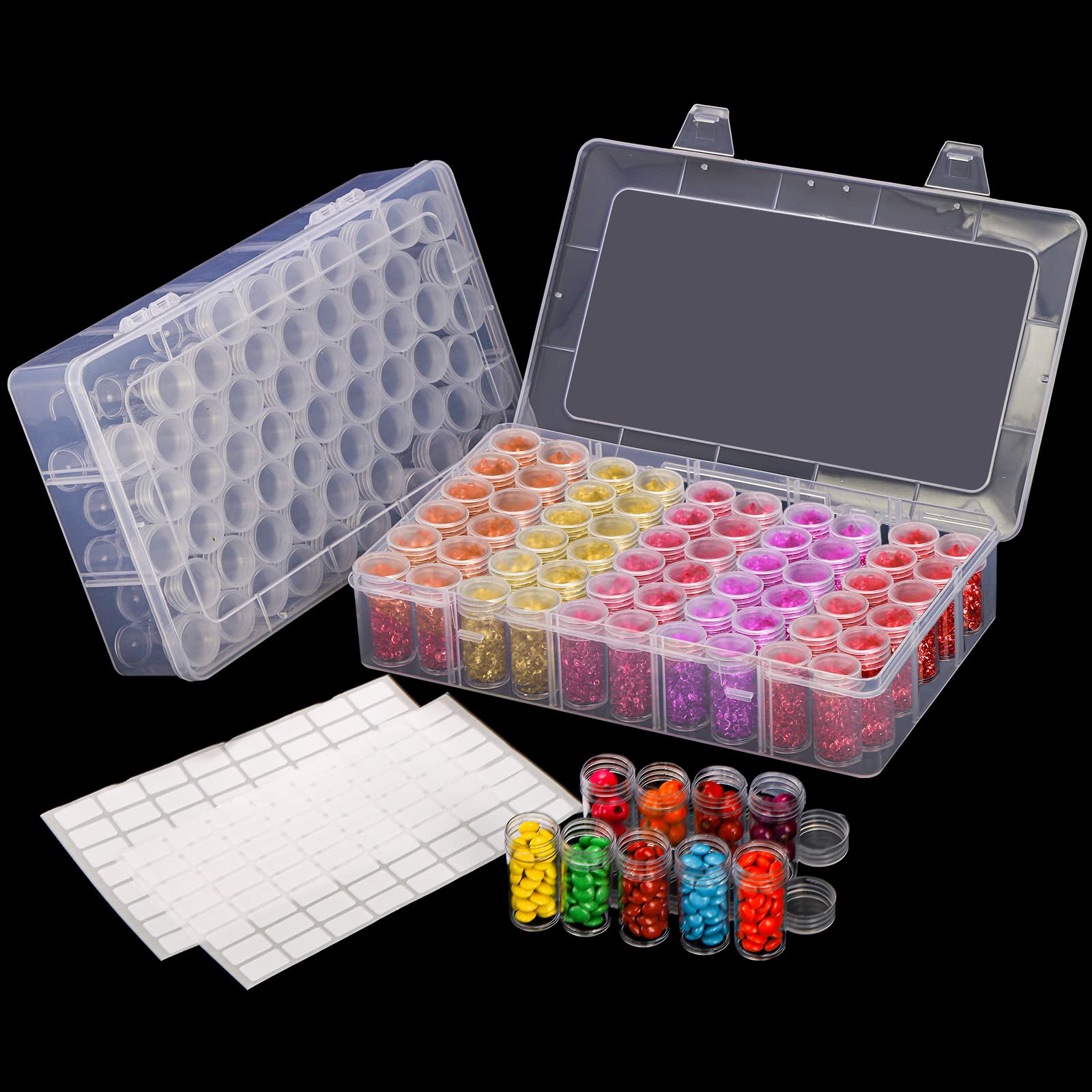 Token Tray Organizer - 1pc 24/30//38/60 Slots Plastic Storage Box,