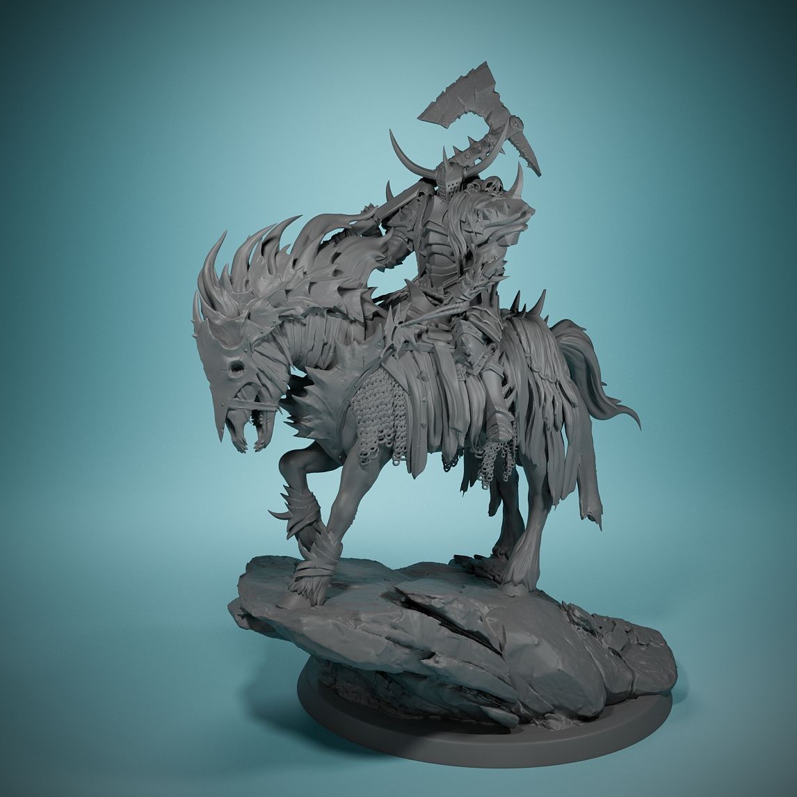 Board Game Night - 80mm Dark Night Death Horse Board