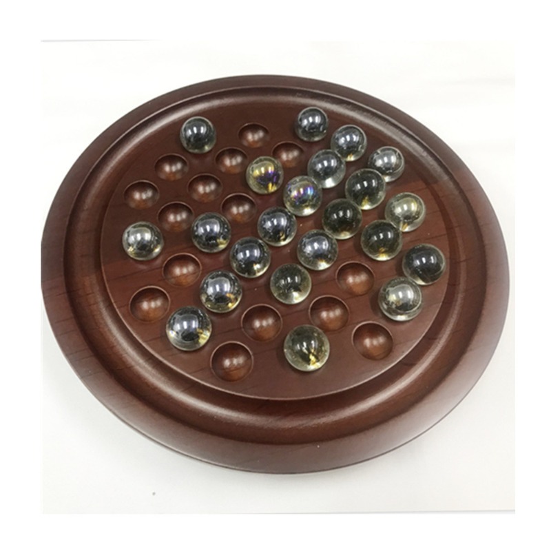 Chess Set Wooden - Wooden Solitaire Chess Set - Independent