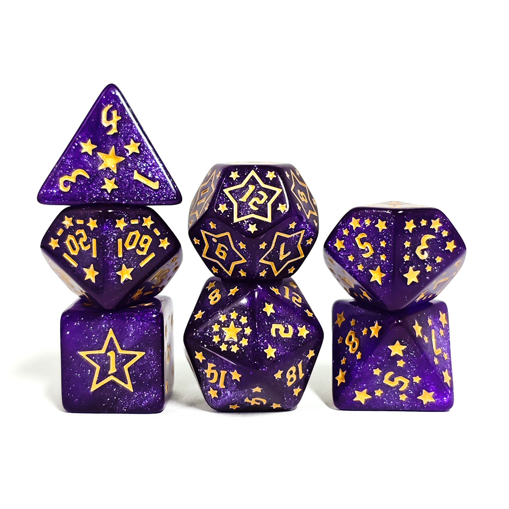 Dice Set Board Games Roll Dice - Dice Set Polyhedral 评论和价格