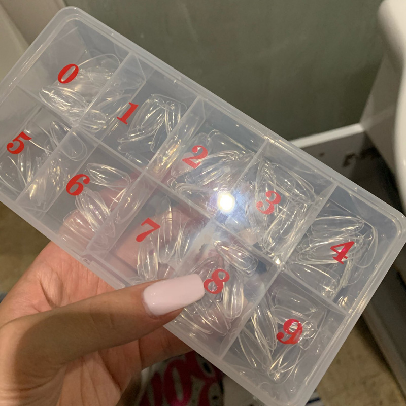 1box Empty Nail Tips Organizer - Token Tray Organizer 评论和价格