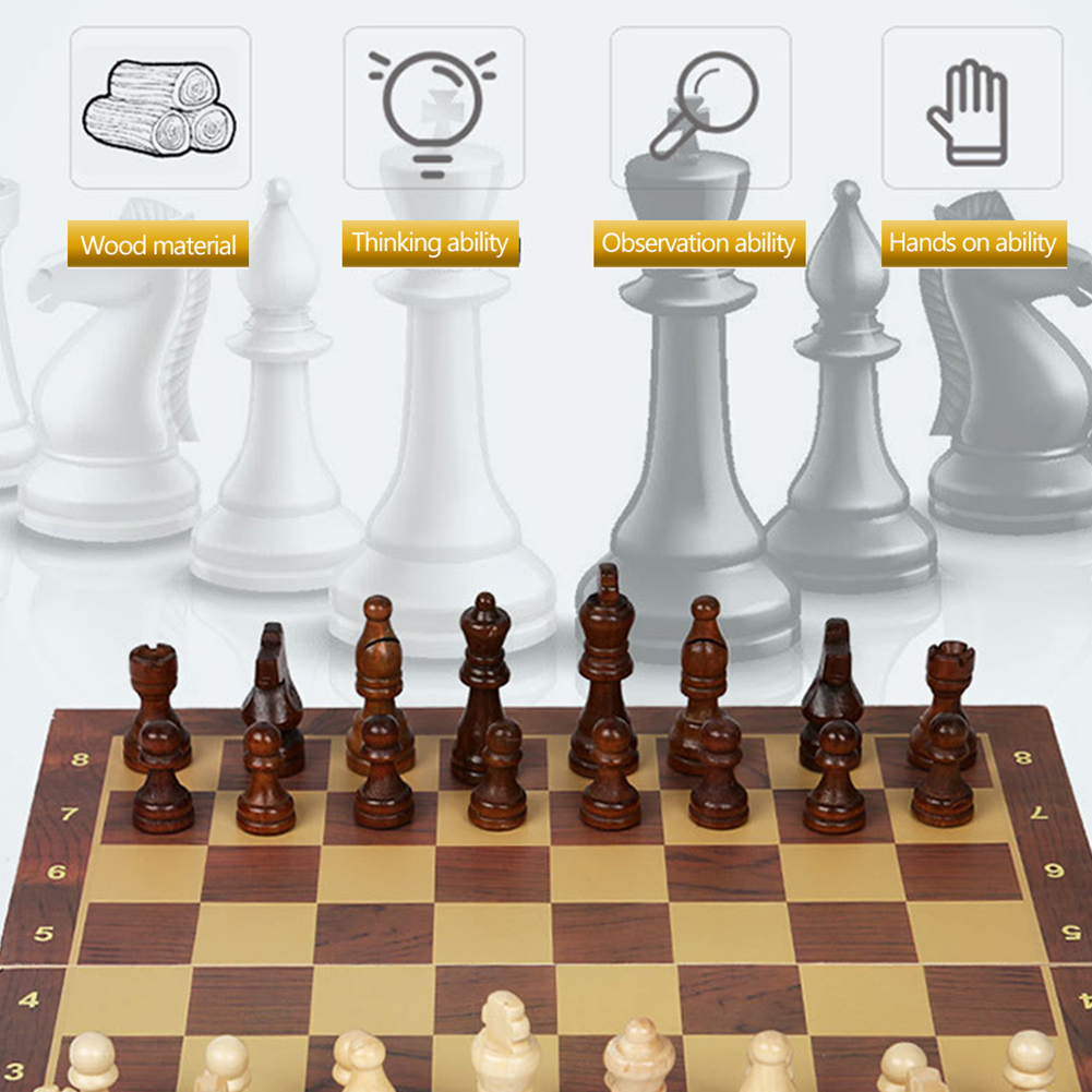 Large Chessboard Developing St - Chess Set Wooden 评论和价格