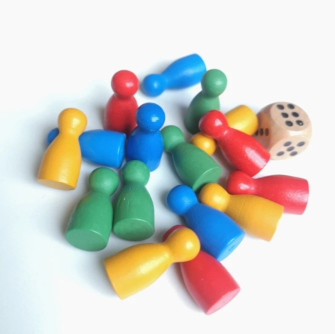 100 Pcs Colorful Wooden Chess  - Chess Set Wooden 评论和价格