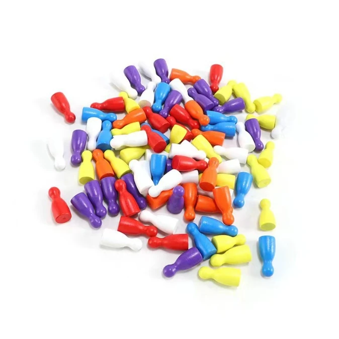 100 Pcs Colorful Wooden Chess  - Chess Set Wooden 评论和价格