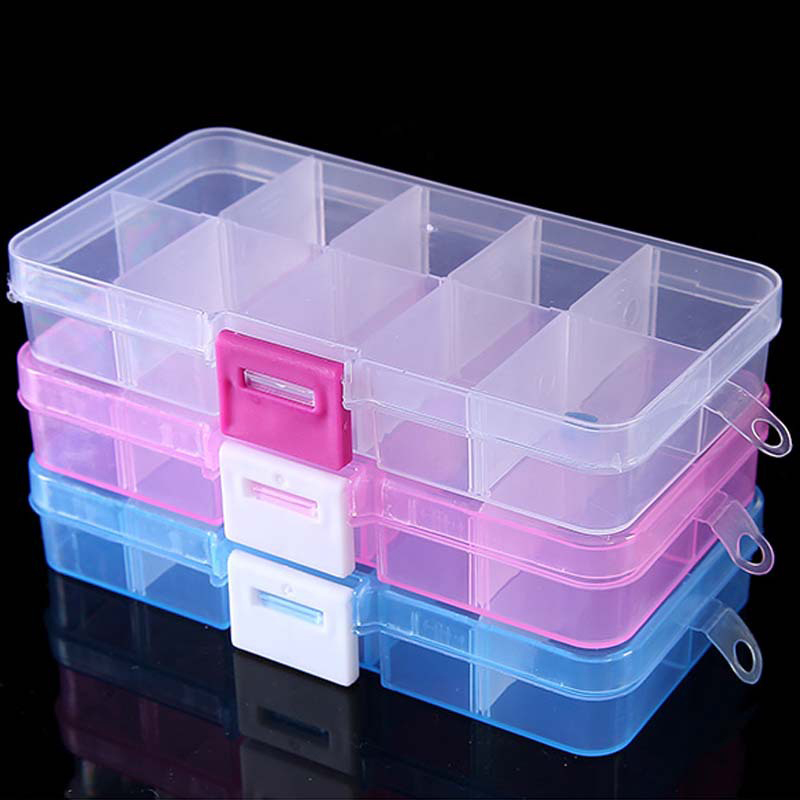 10 Grids Nails Art organizer b - Token Tray Organizer 评论和价格