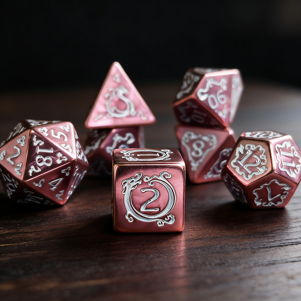 DND Dice 7Pcs/set Dragon Patte - Dice Set Polyhedral 评论和价格
