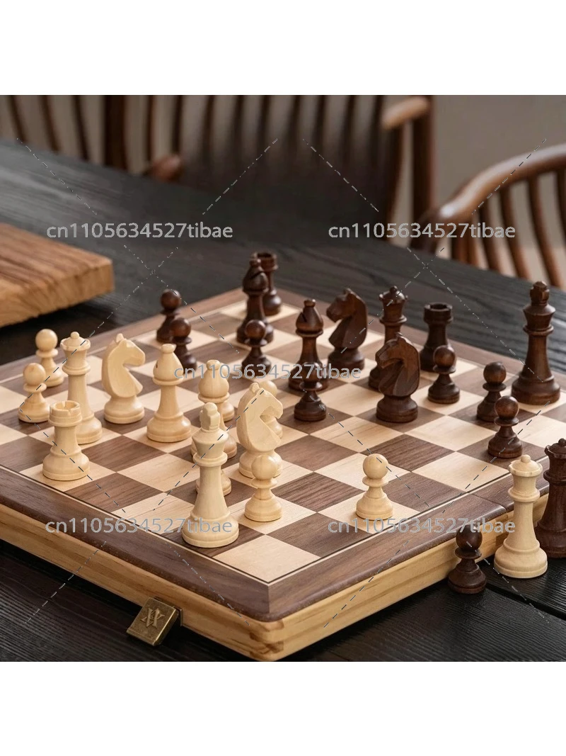 Magnetic Chess Set Solid Wood  - Chess Set Wooden 评论和价格