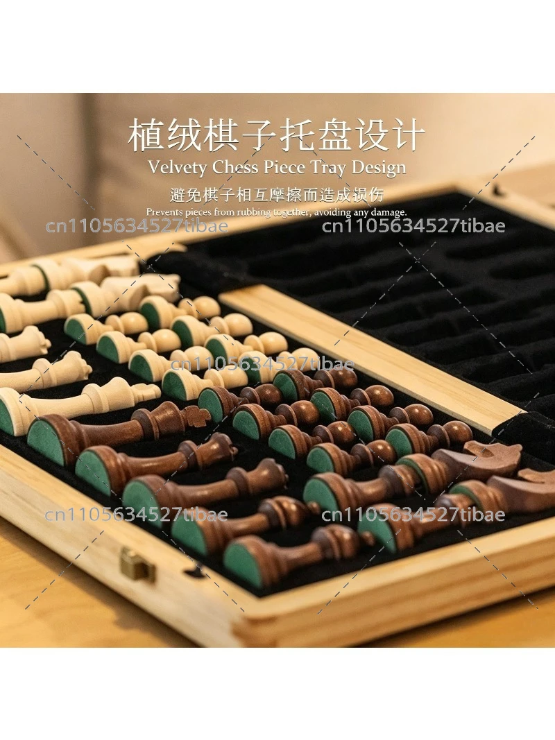 Magnetic Chess Set Solid Wood  - Chess Set Wooden 评论和价格