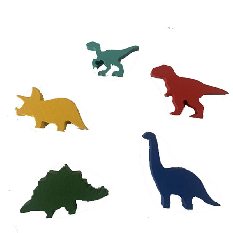 5 Pcs/set Wooden Dinosaur Boar - Chess Set Wooden 评论和价格
