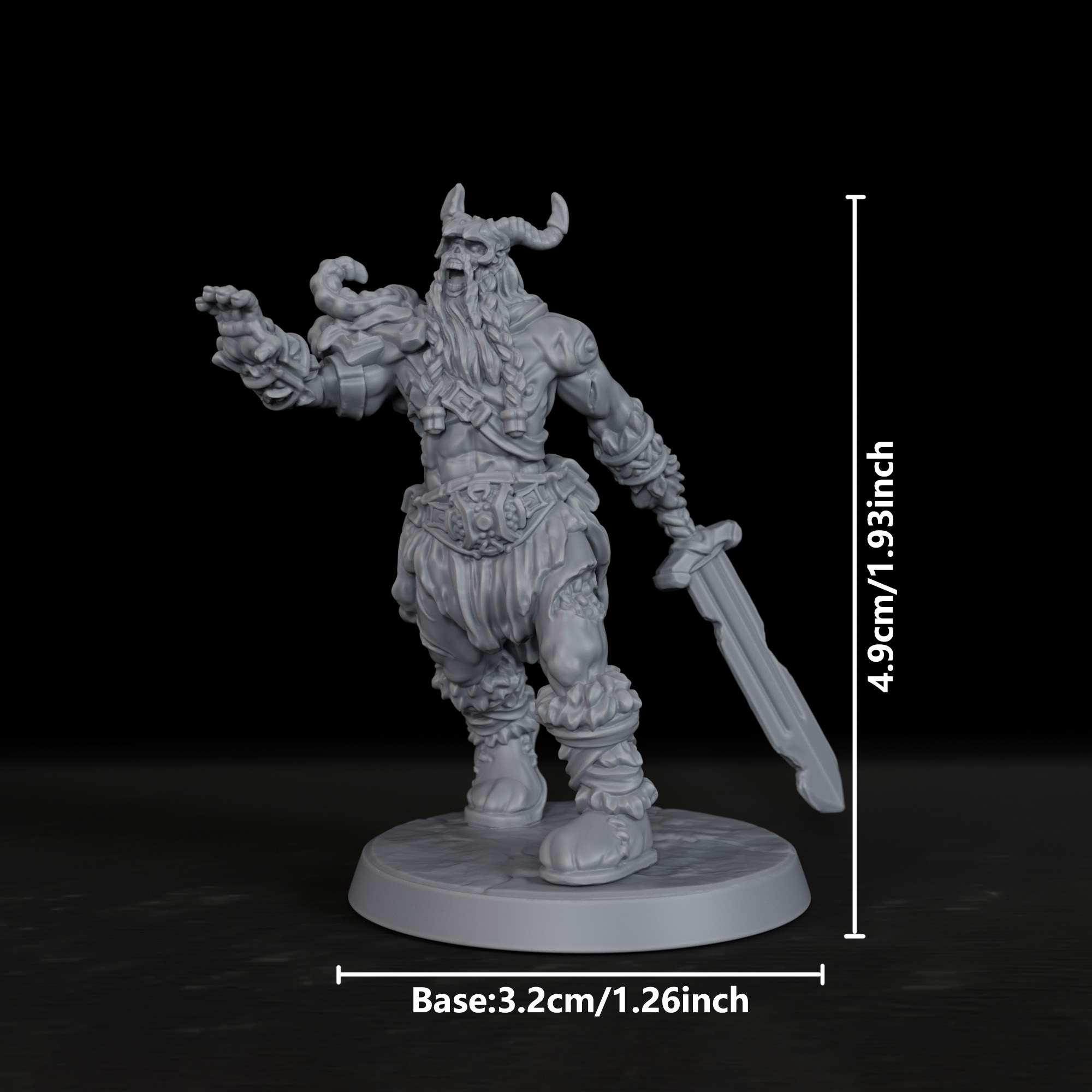 RPG Zombie Frost Giant Miniatu - Board Game Zombies 评论和价格