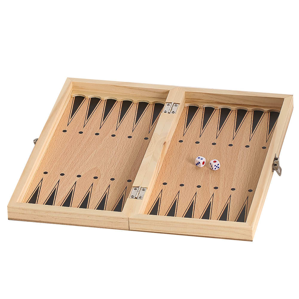 Wooden 3-in-1 Checkers Backgam - Chess Set Wooden 评论和价格