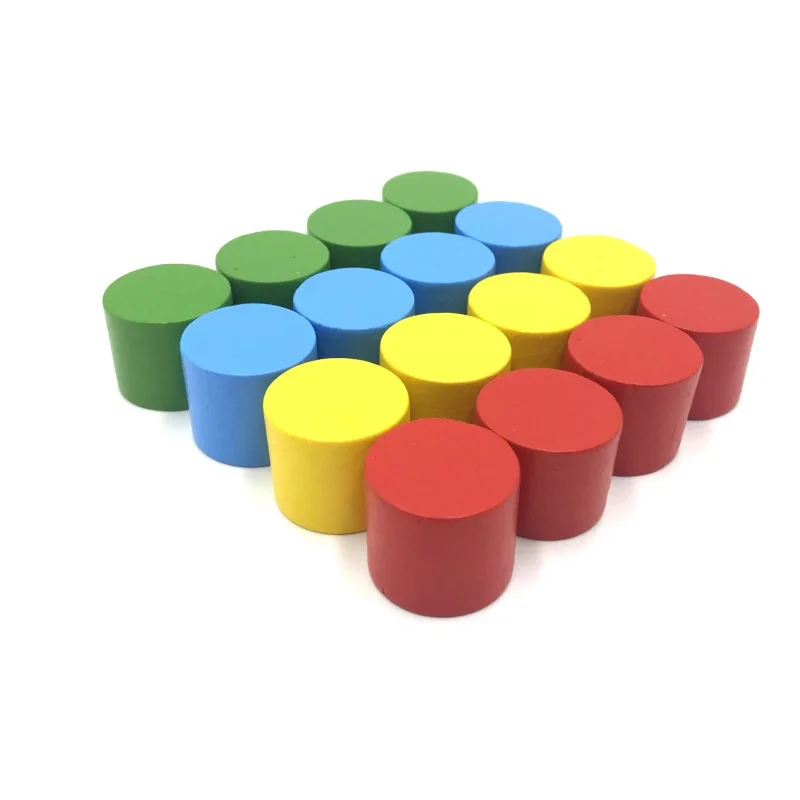 8 Pcs/Set DIY Cylinder Chess P - Chess Set Wooden 评论和价格
