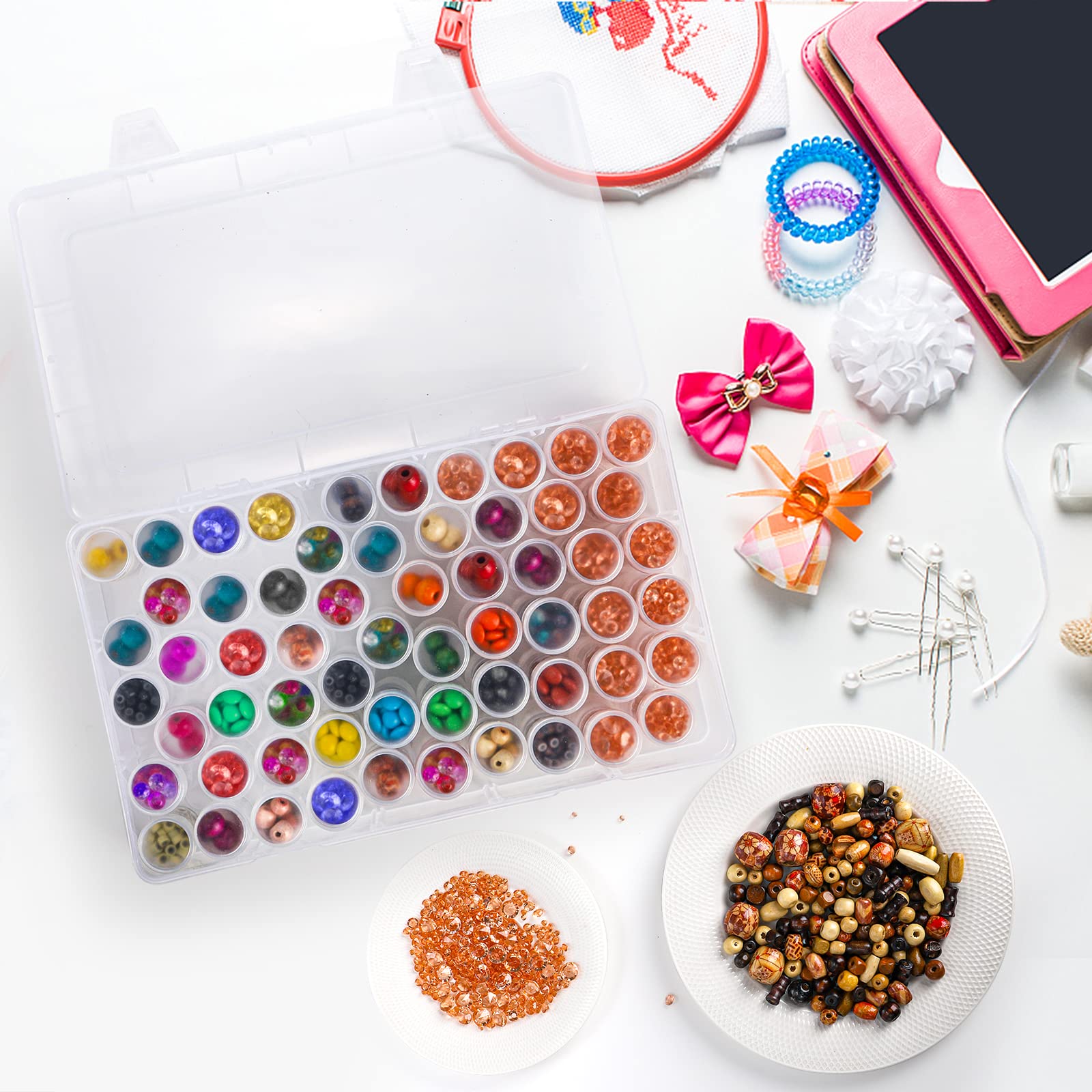 1pc 24/30//38/60 Slots Plastic - Token Tray Organizer 评论和价格