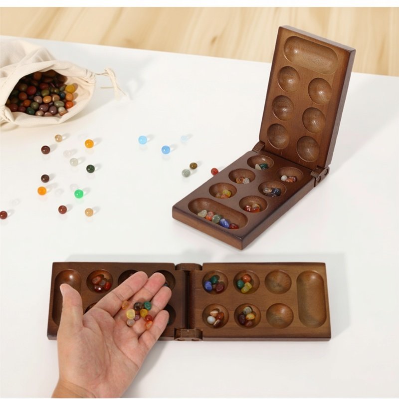 Ancient Mancala African Chess  - Chess Set Wooden 评论和价格