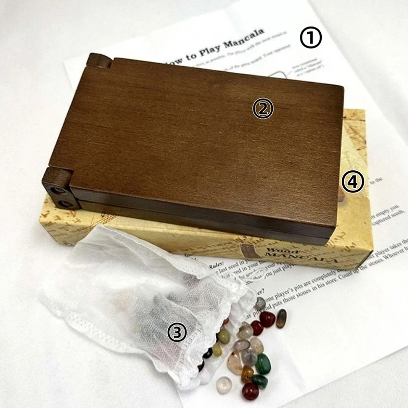 Ancient Mancala African Chess  - Chess Set Wooden 评论和价格