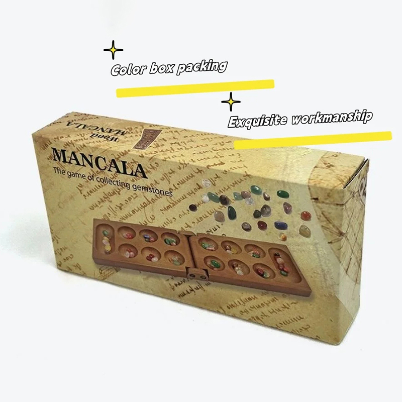 Ancient Mancala African Chess  - Chess Set Wooden 评论和价格