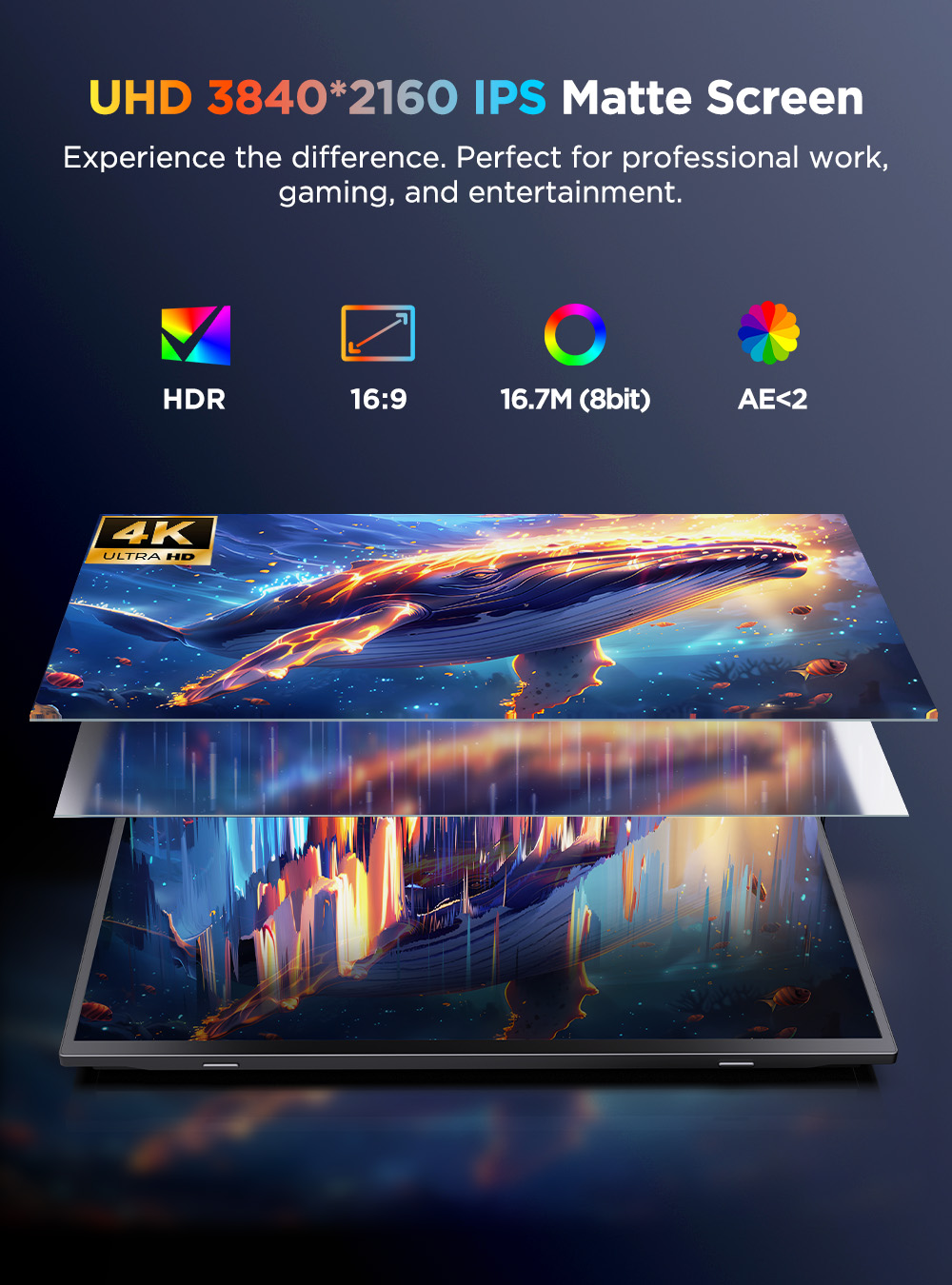 UPERFECT 4K Portable Monitor T - Board Game Journal 评论和价格