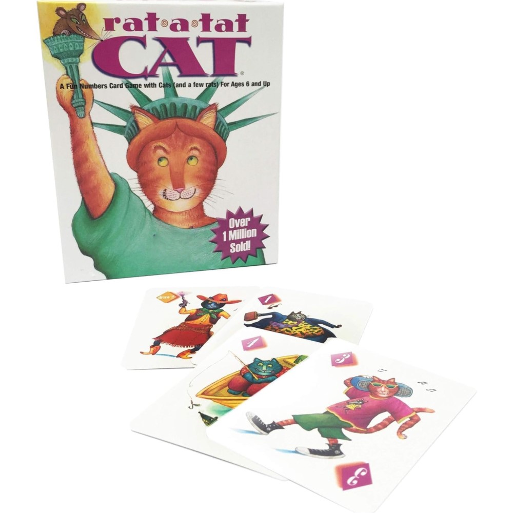 Rat A Tat Cat Fun Numbers Card - Board Game Night 评论和价格