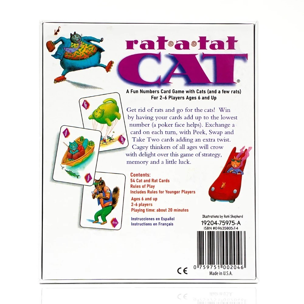 Rat A Tat Cat Fun Numbers Card - Board Game Night 评论和价格