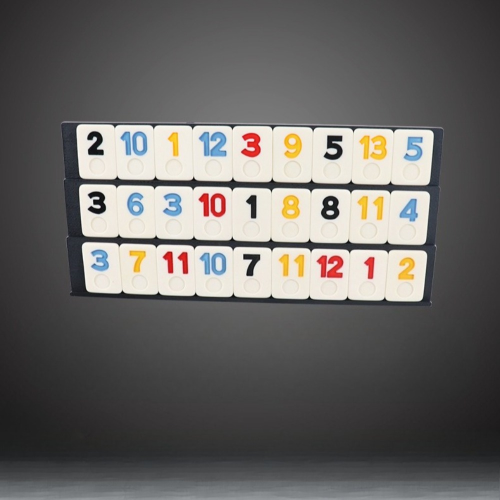 106 Tiles Digital Rummy with 4 - Board Game Instruction 评论和价格