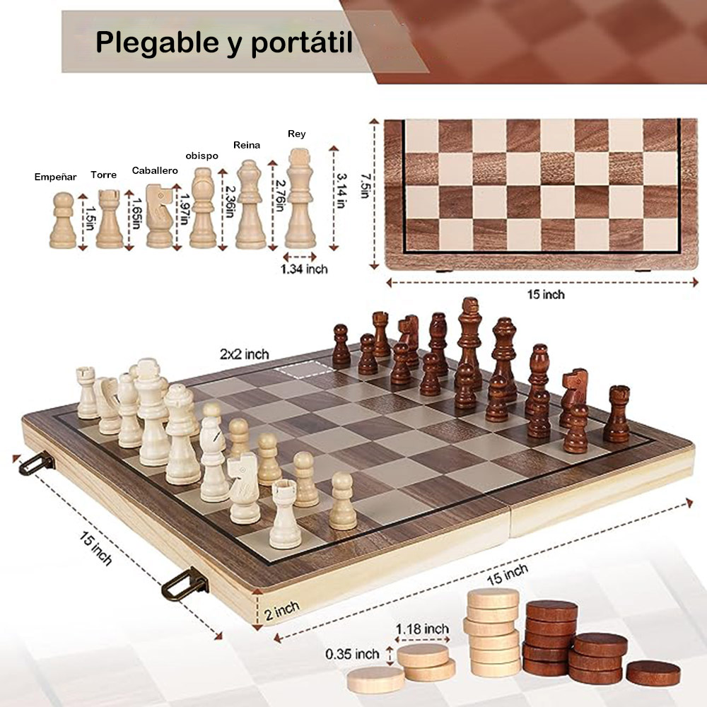 39cm Chess Set Wooden Chess Se - Chess Set Wooden 评论和价格