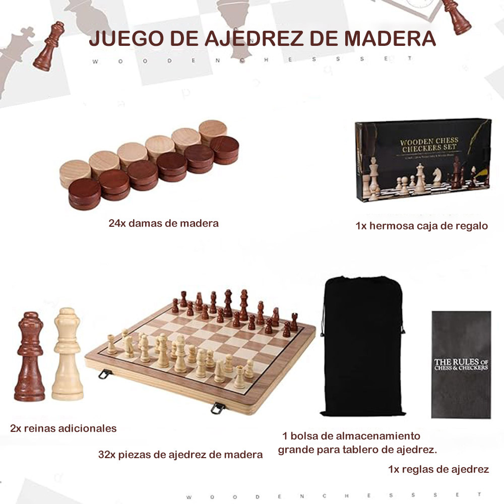 39cm Chess Set Wooden Chess Se - Chess Set Wooden 评论和价格