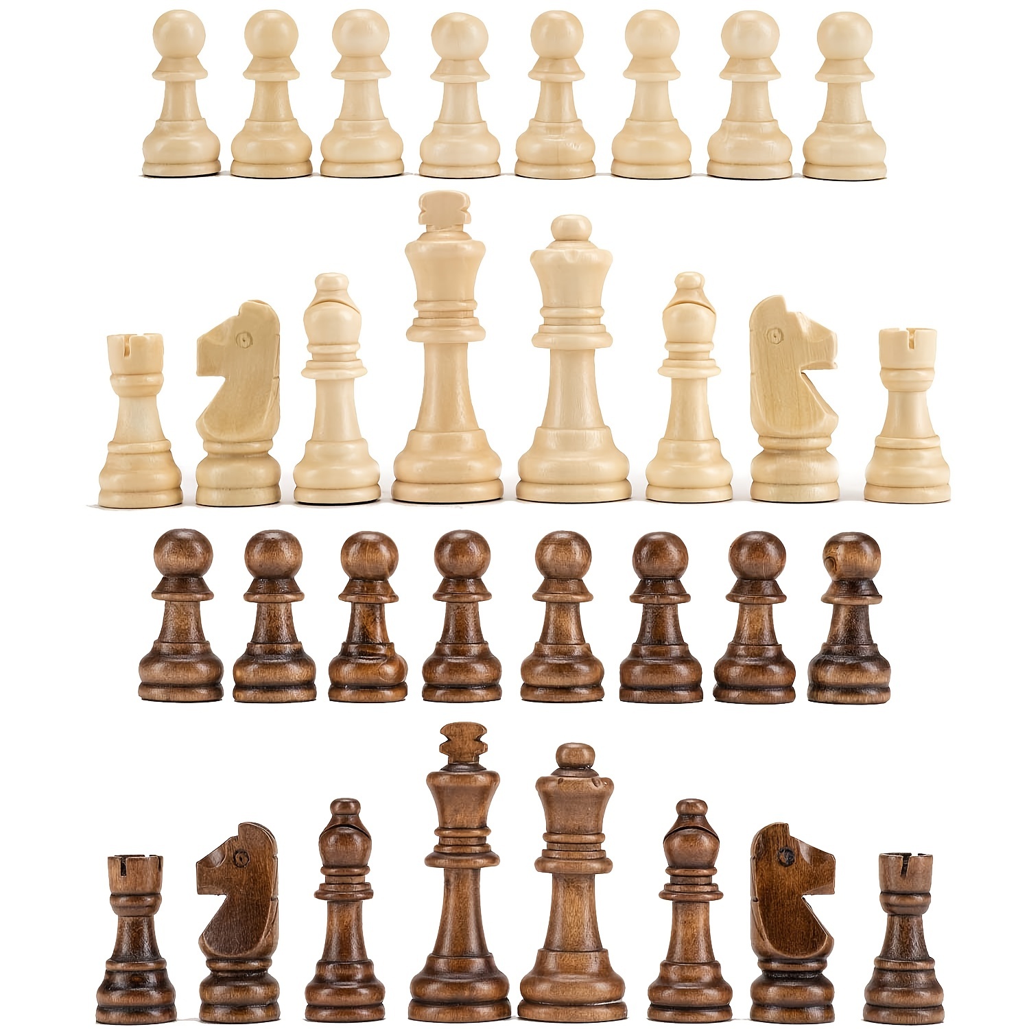 Decorative Wooden Chess Set –  - Chess Set Wooden 评论和价格