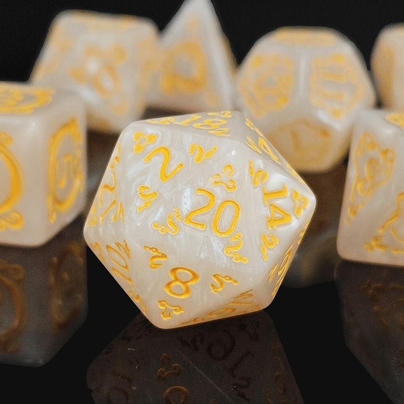 7pcs DND Dice 7Pcs/set Dragon  - Dice Set Polyhedral 评论和价格