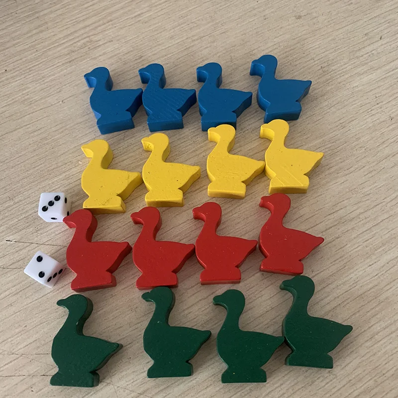 16pcs/set Goose Shaped Wooden  - Chess Set Wooden 评论和价格